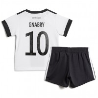 Njemačka Serge Gnabry #10 Domaci Dres za djecu SP 2022 Kratak Rukav (+ Kratke hlače)